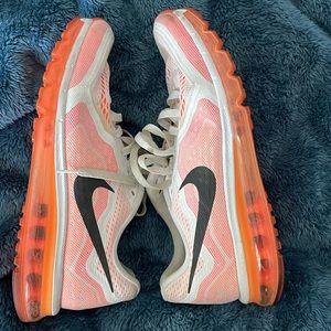 2014 Nike Air Max White Orange